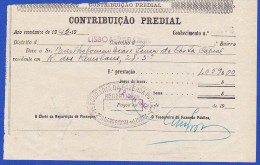 1942 - CONTRIBUIÇÃO PREDIAL - DISTRITO DE LISBOA 2º BAIRRO -- 12.JANEIRO.1942 - Portugal