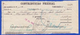 1943 - CONTRIBUIÇÃO PREDIAL - DISTRITO DE LISBOA 2º BAIRRO -- 12.JULHO.1943 - Portugal