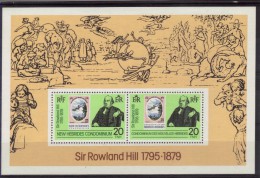 Nouvelles-Hébrides - Bloc-feuillet N° 1 Neuf ** - Sir Rowland Hill (1795-1879) - Blocs-feuillets