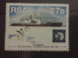 South Africa Penguin Antartida Stamp - Ongebruikt