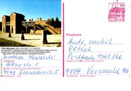 ALLEMAGNE. Carte Pré-timbrée Ayant Circulé. Welzheim. - Cartes Postales Illustrées - Oblitérées