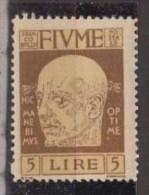 ITALIE       1920        N°    108         COTE         37 € 00            (  97 ) - Fiume & Kupa