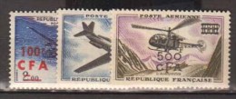 REUNION       1961        PA         N°    58 / 60         COTE         34 € 00            (  123 ) - Luchtpost