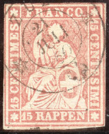 Heimat GR Zuz 1860-07-21 2 Kr.-O Strubel Zu#24G - Used Stamps