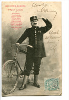 CPA  Agent  Cycliste BERGERET - Police - Gendarmerie