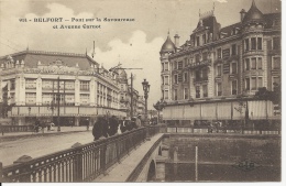 Belfort - Pont Sur La Savoureuse Et Avenue Carnot -  CR4 - Belfort - Ciudad