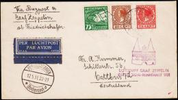 1931. 75 + 40 + 7½ C. LUFTSCHIFF GRAF ZEPPELIN OSTSEEJAHR-RUNDFAHRT 1931 ROTTERDAM 8.V.... (Michel: 214) - JF182237 - Airmail