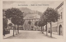 AK Bad Gottleuba Markt Hotel Gasthof Kronprinz Bei Berggiesshübel Pirna Bahratal Hellendorf Langenhennersdorf Bielatal - Bad Gottleuba-Berggiesshübel