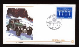 MONACO - 1984 EUROPA CEPT FLEETWOOD OFFICIAL FIRST DAY COVER FINE SG1648 - Lettres & Documents