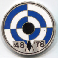 SHOOTING ARCHERY - Association, Yugoslavia, Anniversary, Enamel, Medal & Pin Badge, Diameter: 60mm - Unclassified