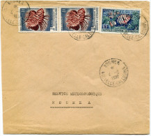 NOUVELLE-CALEDONIE LETTRE DEPART NOUMEA 4-8-1960 POUR NOUMEA - Covers & Documents