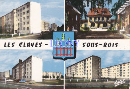 CPSM 10X15 - LES CLAYES SOUS BOIS     (78) -  VUES DIVERSES - 1966 - Les Clayes Sous Bois