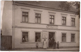 LENZEN Buchdruckerei West Ost Prignitz Er Zeitung Anfertigung Drucksachen Inseraten Annahme Orig Priv Fotokarte 1.3.1912 - Lenzen