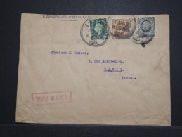 GRANDE BRETAGNE - Perforés " A P " Sur Enveloppe Pour La France En 1938 - A Voir - Lot P14545 - Perforés