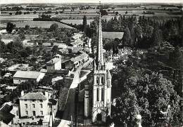 Gd Format Div -ref R214 - Vienne - Saint Julien L Ars - St Julien L Ars - L Eglise - Vue Aerienne - Carte Bon Etat - - Saint Julien L'Ars