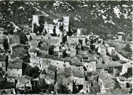 34 - En Avion Au-dessus De... Brissac-le-Haut ; Vue Générale, Le Château-Fort. - Ganges