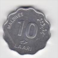 MALDIVE   10 LAARI   ANNO 2001 UNC - Maldive