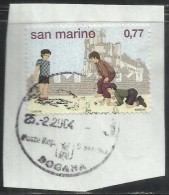 SAN MARINO 2003 AMARCORD IL GIOCO DELLE BIGLIE € 0,77 USATO USED OBLITERE´ - Oblitérés