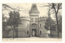 Cp, 03, Busset, L'Entrée Du Château - Other & Unclassified