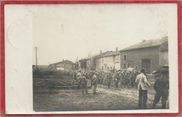 55 - MEUSE ? - Carte Photo à Localiser - Prisonniers Français - 39. Reserve  Div. ? - Feldpost - Guerre 14/18 - 3 Scans - Autres & Non Classés