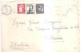 75476) Lettera Con 20 B+40 B+1 Lei Dalla Romania A Catania Il 18-9-1960 - Postmark Collection