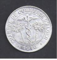 10 C  Chambre De Commerce D' ALGER - 1916 - Monétaires / De Nécessité