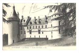 Co, 41, Chaumont, Le Château, Façade Sud Ouest, Voyagée 1906 - Other & Unclassified