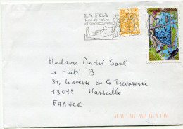 NOUVELLE-CALEDONIE LETTRE DEPART LA FOA 13-1-2003 POUR LA FRANCE - Briefe U. Dokumente