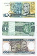 Lot De 3 Billets Du Brésil   (2 Scans ) - Brasil