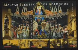 HUNGARY-2015. SPECIMEN S/S Normal Version - Hungarian Saints And Blesseds - Saint Astrik, Benedictine Monk - Proofs & Reprints