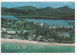 ST. LUCIA  --  REDUIT STRAND UND PIGEON INSEL    1985 - Santa Lucia