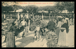 VILA REAL - FEIRAS E MERCADOS - Praça Do Mercado (anno 1880)( Ed. Tab.Cardeal) Carte Postale - Vila Real