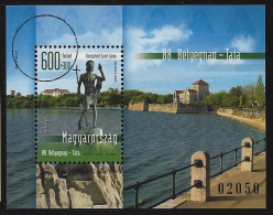 HUNGARY - 2015.SPECIMEN Souvenir Sheet  - 88th Stampday Tata / Statue Of Saint John The Baptist / Tata´s Old Lake - Usado