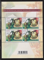 HUNGARY-2015.SPECIMEN - Minisheet - Treasures Of Hungarian Museums - Zsolnay Collection / Ceramics - Used Stamps