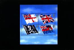 GREAT BRITAIN - 2001  FLAGS  MS  MINT NH - Blocks & Miniature Sheets