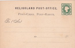 ENTIER POSTAL / POST CARD / HELIGOLAND POST OFFICE / 5 PFENNING - 3 FARTHINGS / NEUF - Héligoland