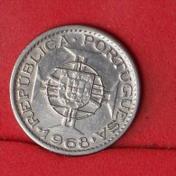 ANGOLA  2,5  ESCUDOS  1968   KM# 77  -    (Nº13279) - Angola