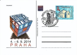 Slovakia - 2014 - Sberatel Philatelic Exhibition - Postcard With Exhibition Postmark, Original Stamp And Hologram - Cartoline Postali