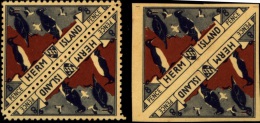 BIRDS-GUILLEMOTS-MARINE WEB FOOTED BIRDS-PERF & IMPERF-ODD SHAPED-HERM ISLANDS-MNH-B3-524 - Albatros & Stormvogels