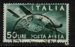 ITALY  Scott # C 113 USED FAULTS - Poste Aérienne