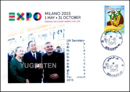 ARGELIA 2015 Cover World Expo Milan 2015 Milano Expo - Roberto Baggio World Food Day Cancelled October 17 - 2015 – Milan (Italie)