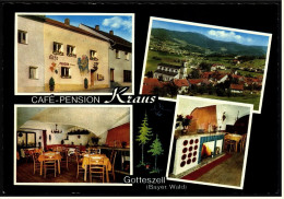 Gotteszell Im Bayer. Wald  -  Cafe Pension Kraus  -  Mehrbild-Ansichtskarte Ca. 1975   (5464) - Regen