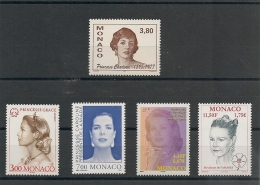 MONACO  Années 1995/2001 Princesses  N° Y/T : 19484-2037-2136-2275-2305* * - Lots & Serien