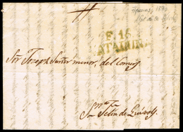 GERONA PREF. - PORT DE LA SELVA - 1830 CARTA FECHADA EN PORT DE LA SELVA - ...-1850 Prephilately