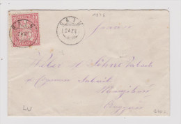 Heimat LU Rain 1876-12-24 Zwer-O Brief > Menziken Sitzende - Covers & Documents