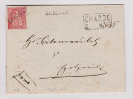 Heimat LU Schoetz 1867-06-09 R-Brief Nach Egolzwil Mit 10Rp. Rot Sitzende Helvetia - Covers & Documents