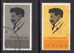 Ireland 1971 JM Synge Birth Centenary Set Of 2, Fine Used - Used Stamps