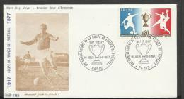 Foot Ball Soccer Coupe France 1977  2 - Covers & Documents