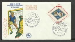 FDC  Foot Ball Soccer Monaco  13 FIFA - Storia Postale