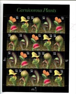 351820906 2001 (XX) SCOTT 3528 3531 PANE POSTFRIS MINT NEVER HINGED - FLORA CARNIVOROUS PLANTS - Sonstige & Ohne Zuordnung